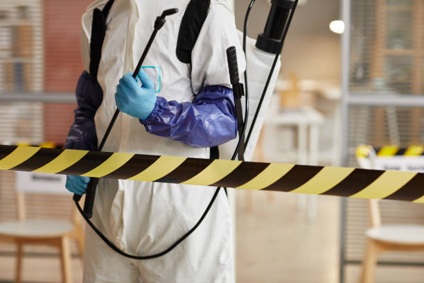 Professional Blood Cleanup technician working in Strafford, NH